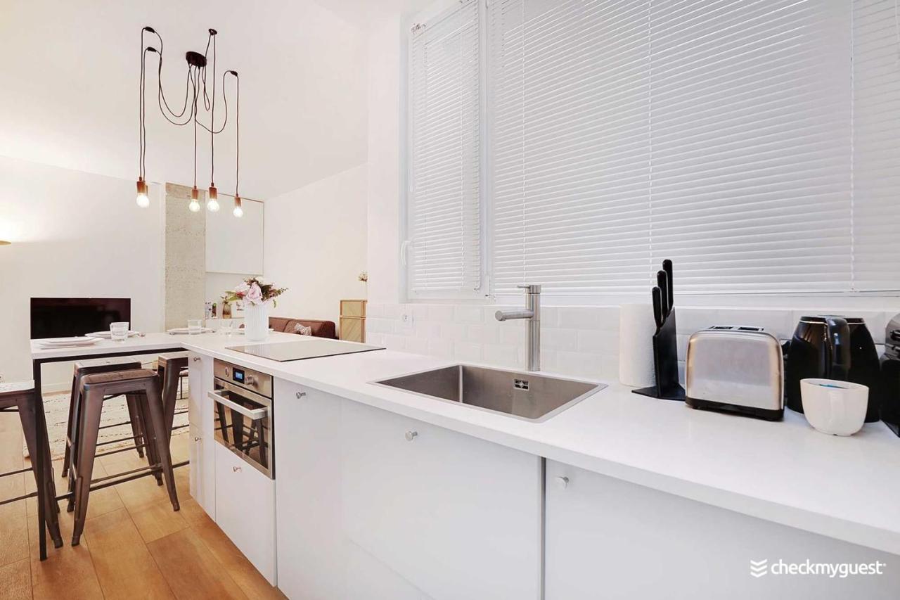 Modern Apartment - 2Br-6P- Oberkampf-Republique Paris Dış mekan fotoğraf